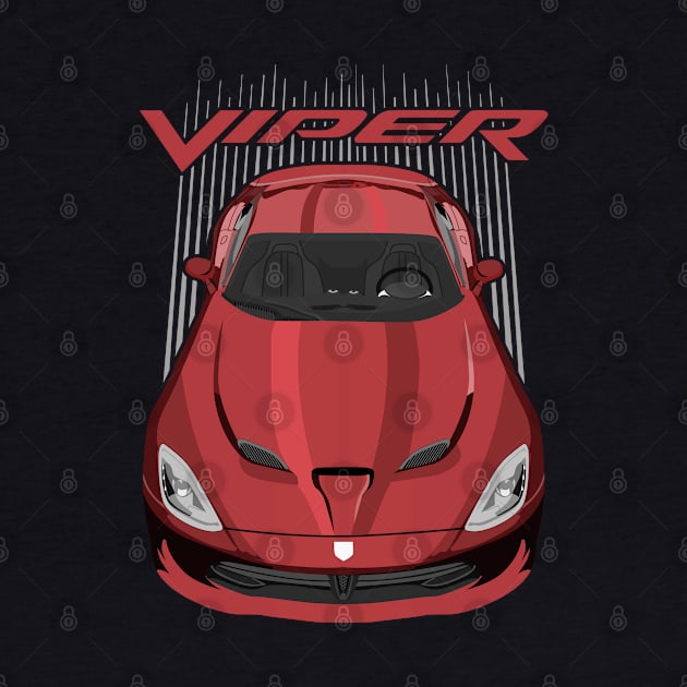 Viper SRT-metallic red by V8social